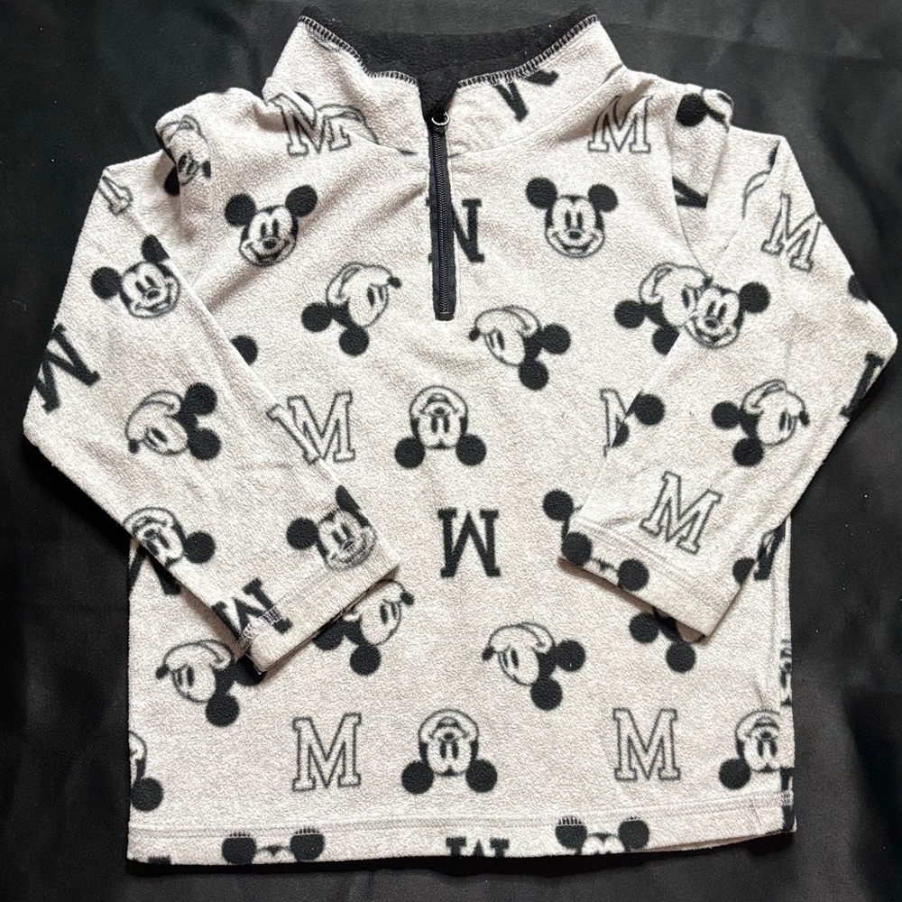Preloved Disneys Mickey Mouse Preloved fleece sweater for toddlers